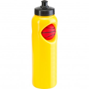 Фляга CB-1573 700 мл, "Баскетбольный мяч", жёлтая