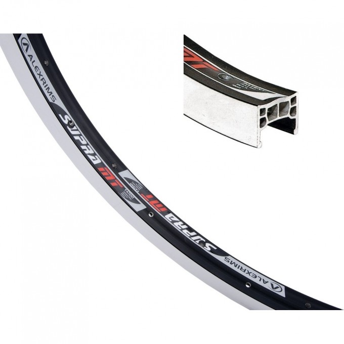 Обод 20" Supra MT Alexrims 48H двойной усиленный, чёрный 330027
