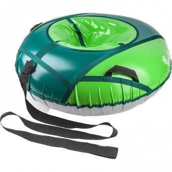 Санки надувные STELS D125 см, зелёно-салатовые