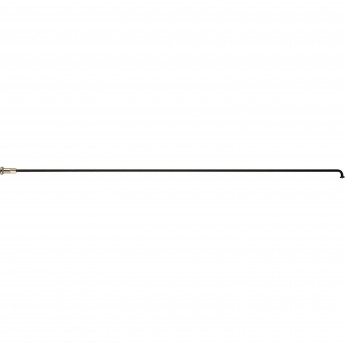 Спица с латунным ниппелем 174 мм, стальная чёрная