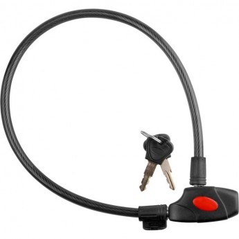 Трос-замок 84320, 12х650 мм, чёрный