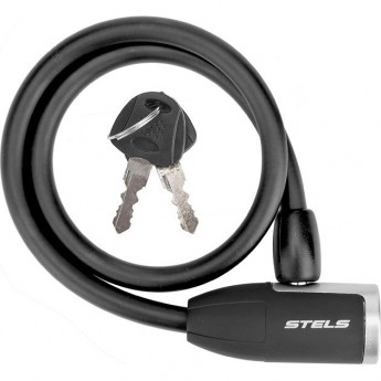 Трос-замок STELS 84356, 10х650 мм, чёрный