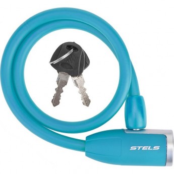 Трос-замок STELS 84356, 10х650 мм, синий
