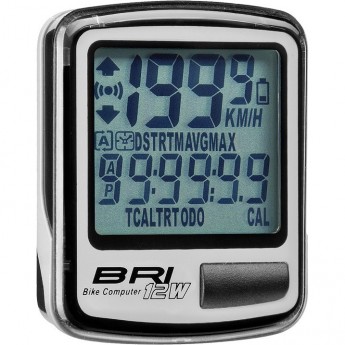 Велокомпьютер STELS BRI-12W серый Велокомпьютер STELS BRI-12W серый