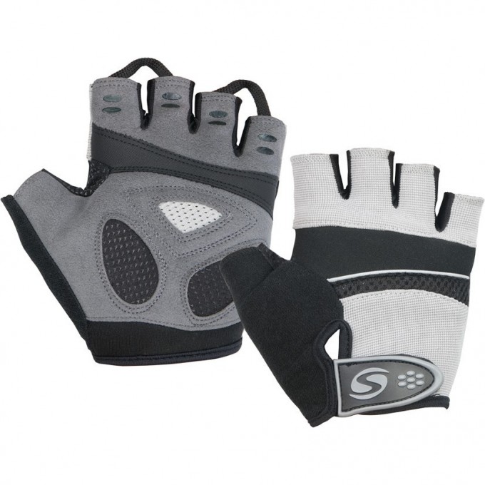 Велоперчатки STELS CG-1096 чёрно-серые p. L 380042