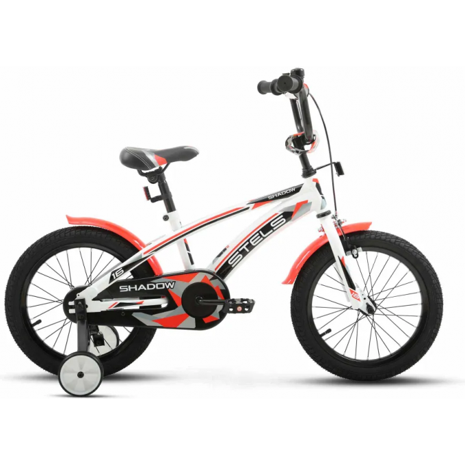 Велосипед STELS 16" SHADOW VC (JU135617) белый/красный 7660000402650