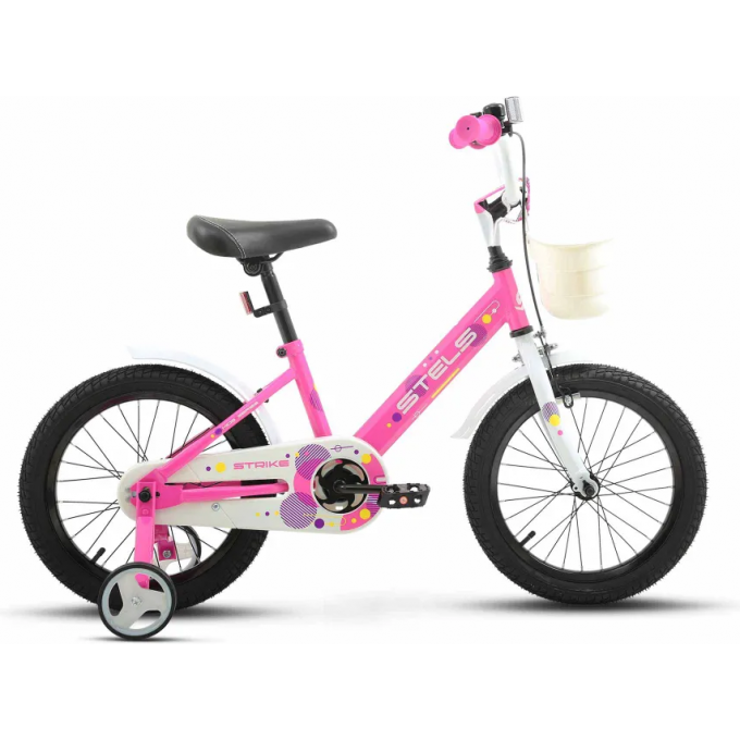 Велосипед STELS 16" STRIKE VC (JU135646) розовый 7660000379563