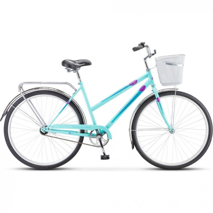 Велосипед STELS Navigator 28" 300 Lady Z010 (с корзиной) (LU085342) мятный JU000419372023JU0000567