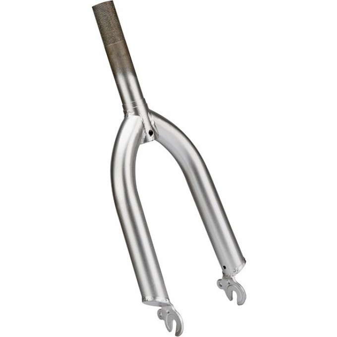 Вилка 12" шток 1" серебристая 110108