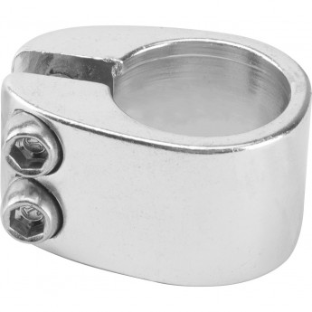 Зажим подседельной трубы серебристый