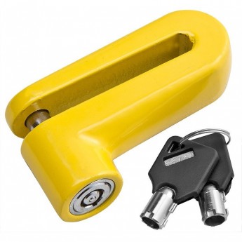 Замок 83211 на дисковый тормоз жёлтый